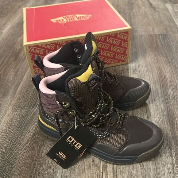 Vans Ultrarange Exo Hi Mte-2 Outdoor Hiking Boot Shoes in Pop Outdoor Brown New - Picture 1 of 6